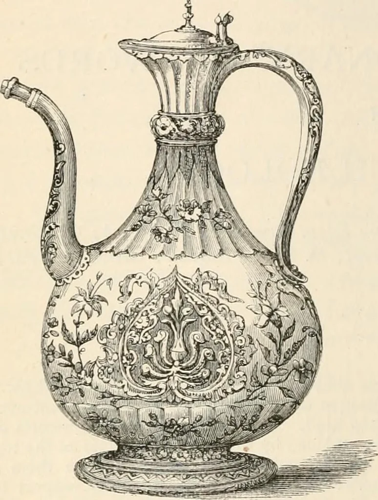 An illustration from An illustrated dictionary of words used in art and archaeology. Explaining terms frequently used in works on architecture, arms, bronzes, Christian art, colour, costume, decoration, devices, emblems, heraldry, lace, personal ornaments, pottery, painting, sculpture, &c, with their derivations, 1883, leaf 13