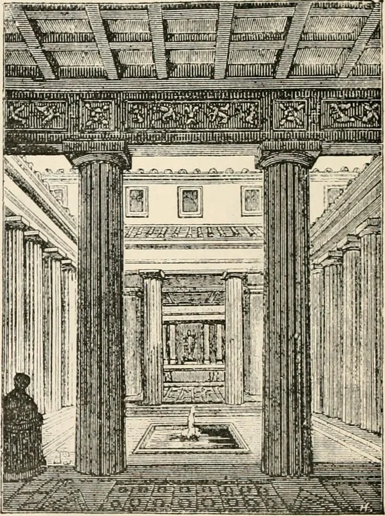 An illustration from An illustrated dictionary of words used in art and archaeology. Explaining terms frequently used in works on architecture, arms, bronzes, Christian art, colour, costume, decoration, devices, emblems, heraldry, lace, personal ornaments, pottery, painting, sculpture, &c, with their derivations, 1883, leaf 131