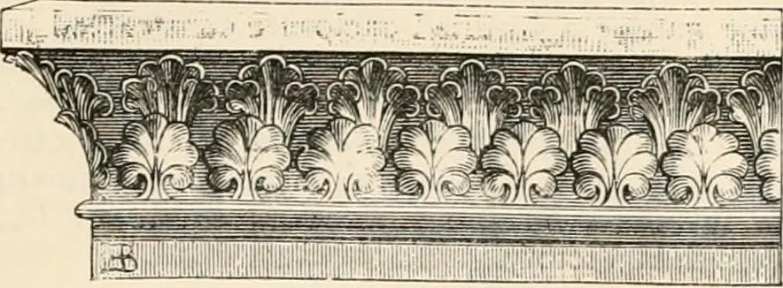 An illustration from An illustrated dictionary of words used in art and archaeology. Explaining terms frequently used in works on architecture, arms, bronzes, Christian art, colour, costume, decoration, devices, emblems, heraldry, lace, personal ornaments, pottery, painting, sculpture, &c, with their derivations, 1883, leaf 145
