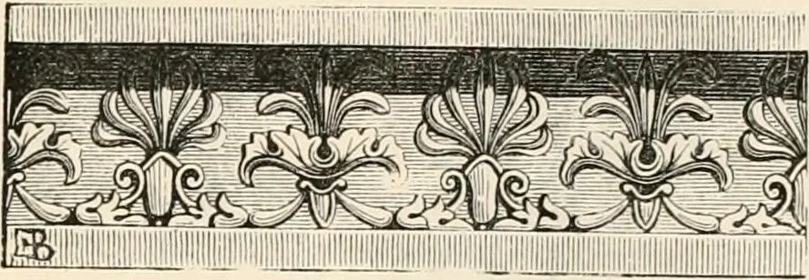 An illustration from An illustrated dictionary of words used in art and archaeology. Explaining terms frequently used in works on architecture, arms, bronzes, Christian art, colour, costume, decoration, devices, emblems, heraldry, lace, personal ornaments, pottery, painting, sculpture, &c, with their derivations, 1883, leaf 145