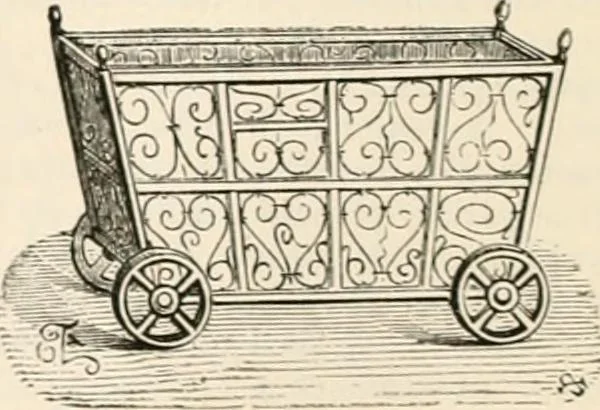 An illustration from An illustrated dictionary of words used in art and archaeology. Explaining terms frequently used in works on architecture, arms, bronzes, Christian art, colour, costume, decoration, devices, emblems, heraldry, lace, personal ornaments, pottery, painting, sculpture, &c, with their derivations, 1883, leaf 147