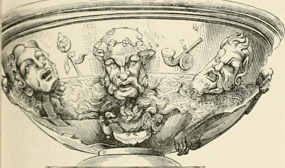 An illustration from An illustrated dictionary of words used in art and archaeology. Explaining terms frequently used in works on architecture, arms, bronzes, Christian art, colour, costume, decoration, devices, emblems, heraldry, lace, personal ornaments, pottery, painting, sculpture, &c, with their derivations, 1883, leaf 16