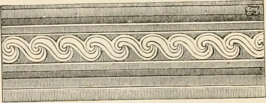 An illustration from An illustrated dictionary of words used in art and archaeology. Explaining terms frequently used in works on architecture, arms, bronzes, Christian art, colour, costume, decoration, devices, emblems, heraldry, lace, personal ornaments, pottery, painting, sculpture, &c, with their derivations, 1883, leaf 163