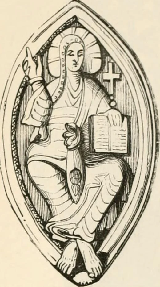 An illustration from An illustrated dictionary of words used in art and archaeology. Explaining terms frequently used in works on architecture, arms, bronzes, Christian art, colour, costume, decoration, devices, emblems, heraldry, lace, personal ornaments, pottery, painting, sculpture, &c, with their derivations, 1883, leaf 175