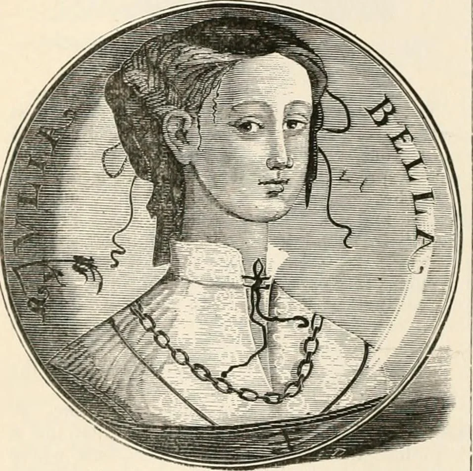 An illustration from An illustrated dictionary of words used in art and archaeology. Explaining terms frequently used in works on architecture, arms, bronzes, Christian art, colour, costume, decoration, devices, emblems, heraldry, lace, personal ornaments, pottery, painting, sculpture, &c, with their derivations, 1883, leaf 179