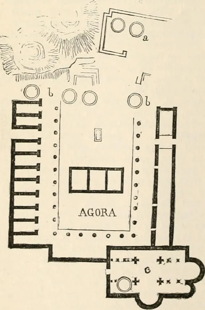 An illustration from An illustrated dictionary of words used in art and archaeology. Explaining terms frequently used in works on architecture, arms, bronzes, Christian art, colour, costume, decoration, devices, emblems, heraldry, lace, personal ornaments, pottery, painting, sculpture, &c, with their derivations, 1883, leaf 19