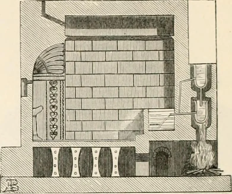 An illustration from An illustrated dictionary of words used in art and archaeology. Explaining terms frequently used in works on architecture, arms, bronzes, Christian art, colour, costume, decoration, devices, emblems, heraldry, lace, personal ornaments, pottery, painting, sculpture, &c, with their derivations, 1883, leaf 191