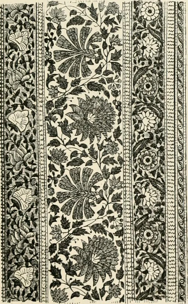 An illustration from An illustrated dictionary of words used in art and archaeology. Explaining terms frequently used in works on architecture, arms, bronzes, Christian art, colour, costume, decoration, devices, emblems, heraldry, lace, personal ornaments, pottery, painting, sculpture, &c, with their derivations, 1883, leaf 194