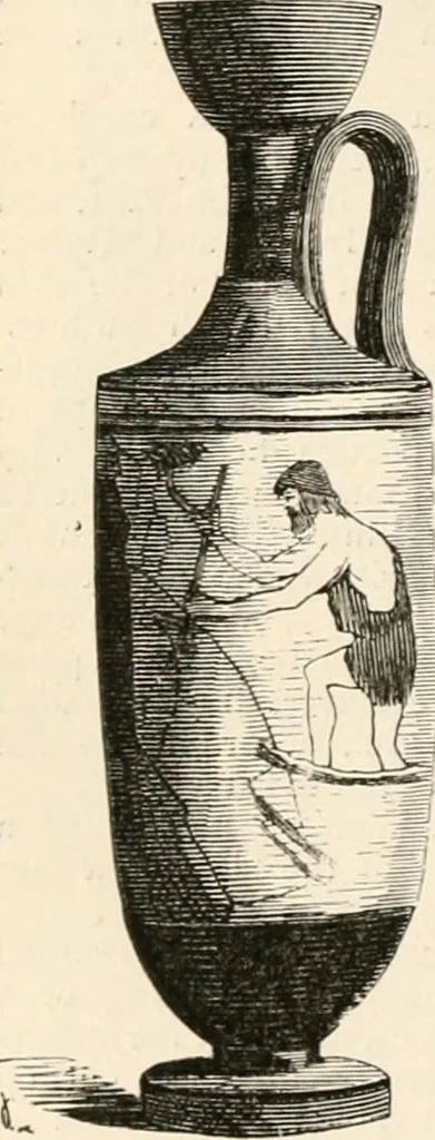 An illustration from An illustrated dictionary of words used in art and archaeology. Explaining terms frequently used in works on architecture, arms, bronzes, Christian art, colour, costume, decoration, devices, emblems, heraldry, lace, personal ornaments, pottery, painting, sculpture, &c, with their derivations, 1883, leaf 209