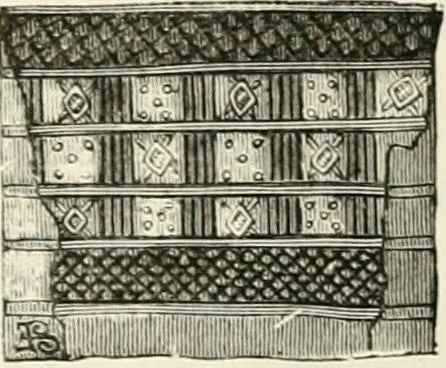 An illustration from An illustrated dictionary of words used in art and archaeology. Explaining terms frequently used in works on architecture, arms, bronzes, Christian art, colour, costume, decoration, devices, emblems, heraldry, lace, personal ornaments, pottery, painting, sculpture, &c, with their derivations, 1883, leaf 214