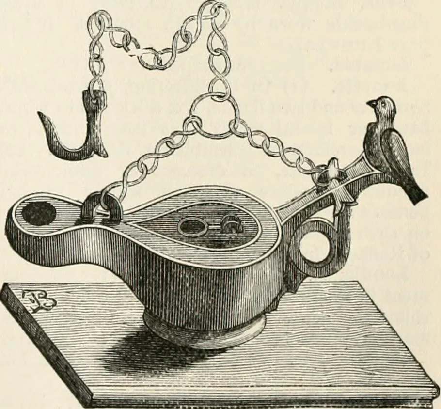 An illustration from An illustrated dictionary of words used in art and archaeology. Explaining terms frequently used in works on architecture, arms, bronzes, Christian art, colour, costume, decoration, devices, emblems, heraldry, lace, personal ornaments, pottery, painting, sculpture, &c, with their derivations, 1883, leaf 216