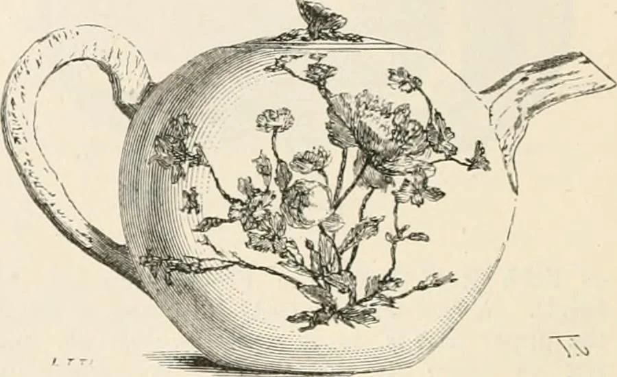 An illustration from An illustrated dictionary of words used in art and archaeology. Explaining terms frequently used in works on architecture, arms, bronzes, Christian art, colour, costume, decoration, devices, emblems, heraldry, lace, personal ornaments, pottery, painting, sculpture, &c, with their derivations, 1883, leaf 223