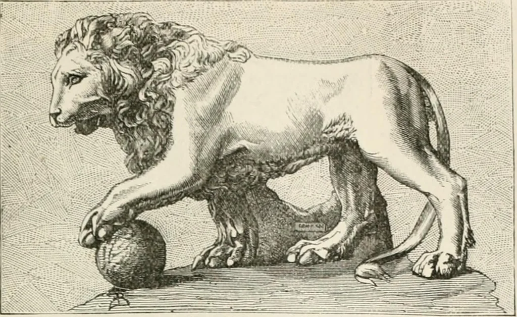 An illustration from An illustrated dictionary of words used in art and archaeology. Explaining terms frequently used in works on architecture, arms, bronzes, Christian art, colour, costume, decoration, devices, emblems, heraldry, lace, personal ornaments, pottery, painting, sculpture, &c, with their derivations, 1883, leaf 224