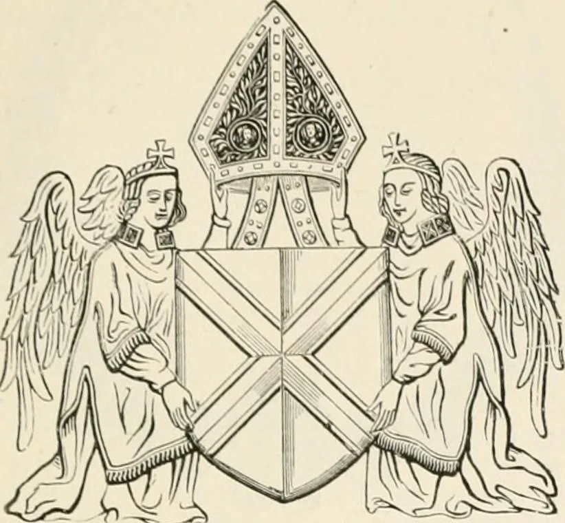 An illustration from An illustrated dictionary of words used in art and archaeology. Explaining terms frequently used in works on architecture, arms, bronzes, Christian art, colour, costume, decoration, devices, emblems, heraldry, lace, personal ornaments, pottery, painting, sculpture, &c, with their derivations, 1883, leaf 232