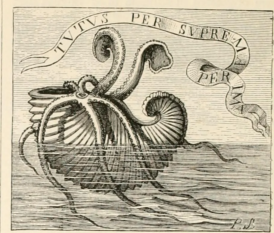 An illustration from An illustrated dictionary of words used in art and archaeology. Explaining terms frequently used in works on architecture, arms, bronzes, Christian art, colour, costume, decoration, devices, emblems, heraldry, lace, personal ornaments, pottery, painting, sculpture, &c, with their derivations, 1883, leaf 239