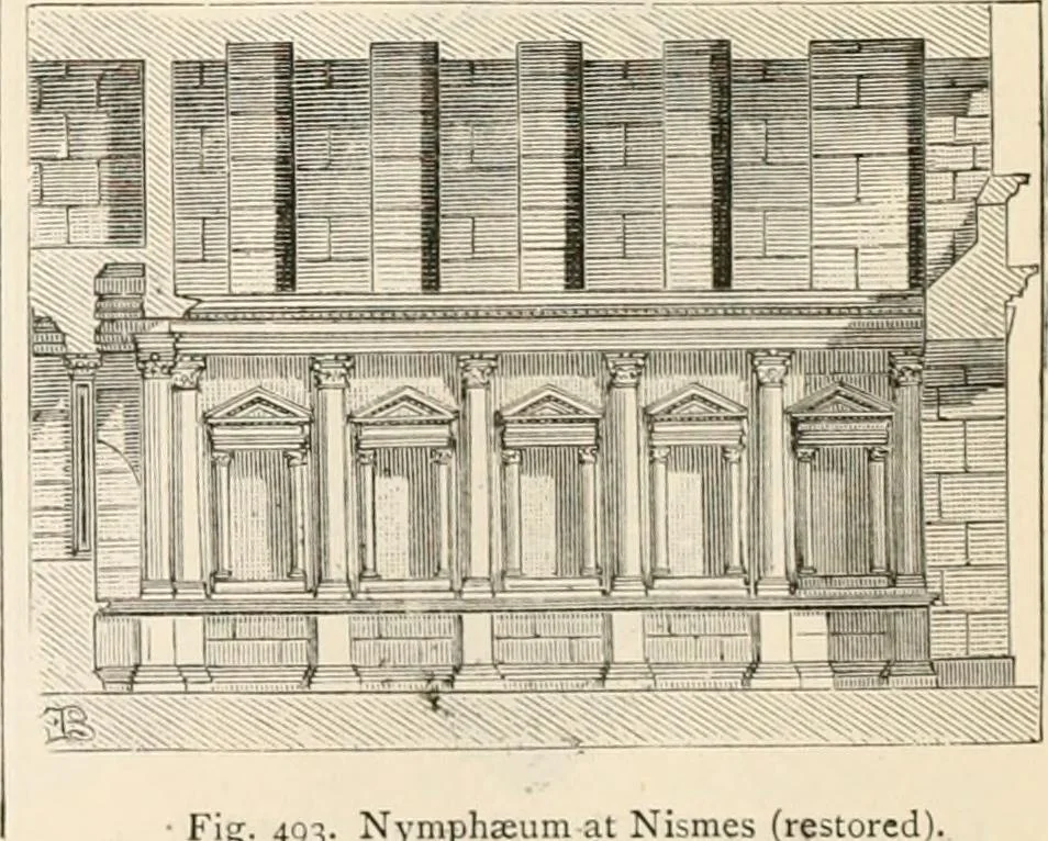 An illustration from An illustrated dictionary of words used in art and archaeology. Explaining terms frequently used in works on architecture, arms, bronzes, Christian art, colour, costume, decoration, devices, emblems, heraldry, lace, personal ornaments, pottery, painting, sculpture, &c, with their derivations, 1883, leaf 245