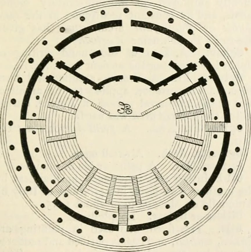 An illustration from An illustrated dictionary of words used in art and archaeology. Explaining terms frequently used in works on architecture, arms, bronzes, Christian art, colour, costume, decoration, devices, emblems, heraldry, lace, personal ornaments, pottery, painting, sculpture, &c, with their derivations, 1883, leaf 248