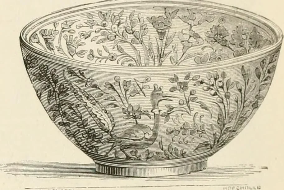 An illustration from An illustrated dictionary of words used in art and archaeology. Explaining terms frequently used in works on architecture, arms, bronzes, Christian art, colour, costume, decoration, devices, emblems, heraldry, lace, personal ornaments, pottery, painting, sculpture, &c, with their derivations, 1883, leaf 268