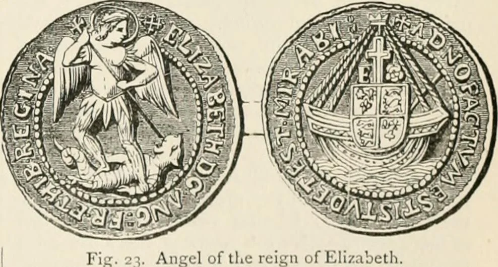 An illustration from An illustrated dictionary of words used in art and archaeology. Explaining terms frequently used in works on architecture, arms, bronzes, Christian art, colour, costume, decoration, devices, emblems, heraldry, lace, personal ornaments, pottery, painting, sculpture, &c, with their derivations, 1883, leaf 28