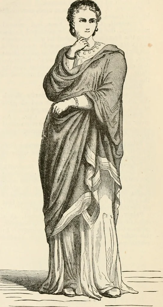 An illustration from An illustrated dictionary of words used in art and archaeology. Explaining terms frequently used in works on architecture, arms, bronzes, Christian art, colour, costume, decoration, devices, emblems, heraldry, lace, personal ornaments, pottery, painting, sculpture, &c, with their derivations, 1883, leaf 282