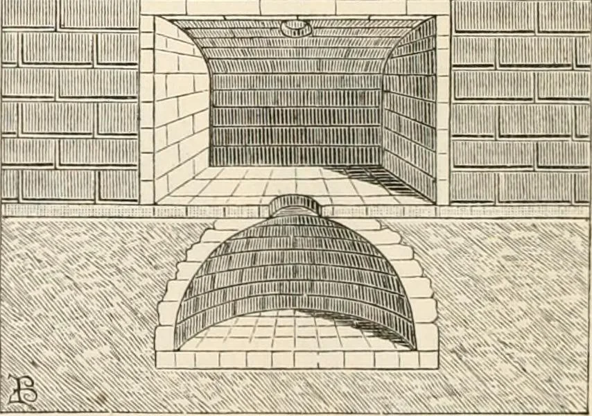 An illustration from An illustrated dictionary of words used in art and archaeology. Explaining terms frequently used in works on architecture, arms, bronzes, Christian art, colour, costume, decoration, devices, emblems, heraldry, lace, personal ornaments, pottery, painting, sculpture, &c, with their derivations, 1883, leaf 297
