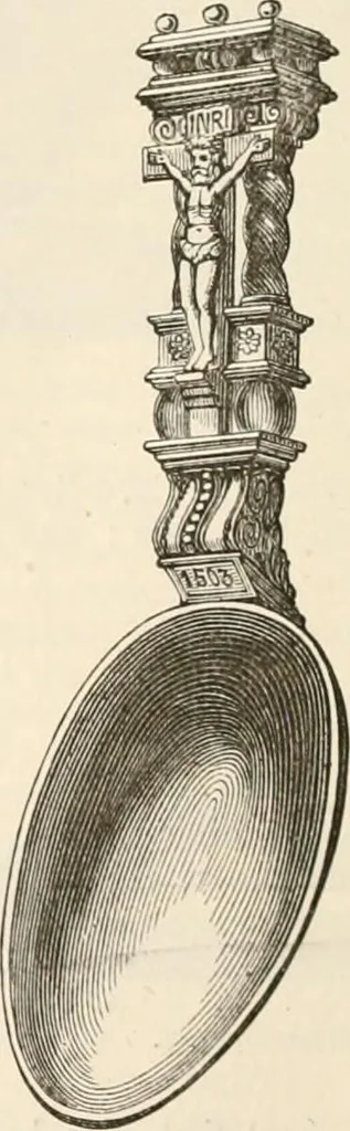 An illustration from An illustrated dictionary of words used in art and archaeology. Explaining terms frequently used in works on architecture, arms, bronzes, Christian art, colour, costume, decoration, devices, emblems, heraldry, lace, personal ornaments, pottery, painting, sculpture, &c, with their derivations, 1883, leaf 319
