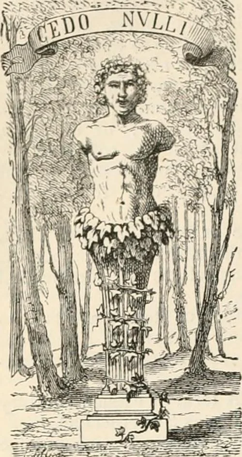 An illustration from An illustrated dictionary of words used in art and archaeology. Explaining terms frequently used in works on architecture, arms, bronzes, Christian art, colour, costume, decoration, devices, emblems, heraldry, lace, personal ornaments, pottery, painting, sculpture, &c, with their derivations, 1883, leaf 333