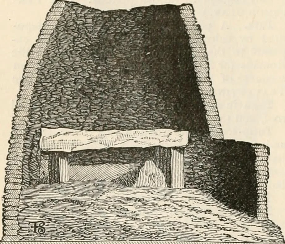 An illustration from An illustrated dictionary of words used in art and archaeology. Explaining terms frequently used in works on architecture, arms, bronzes, Christian art, colour, costume, decoration, devices, emblems, heraldry, lace, personal ornaments, pottery, painting, sculpture, &c, with their derivations, 1883, leaf 345