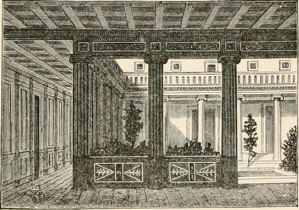 An illustration from An illustrated dictionary of words used in art and archaeology. Explaining terms frequently used in works on architecture, arms, bronzes, Christian art, colour, costume, decoration, devices, emblems, heraldry, lace, personal ornaments, pottery, painting, sculpture, &c, with their derivations, 1883, leaf 43