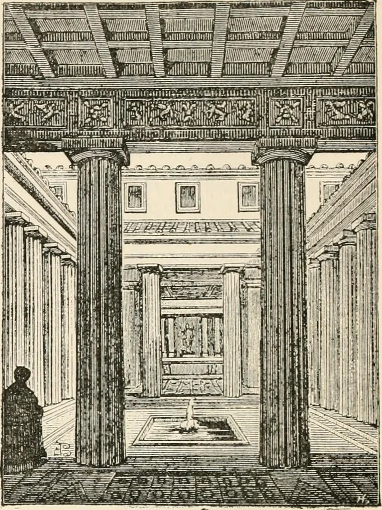 An illustration from An illustrated dictionary of words used in art and archaeology. Explaining terms frequently used in works on architecture, arms, bronzes, Christian art, colour, costume, decoration, devices, emblems, heraldry, lace, personal ornaments, pottery, painting, sculpture, &c, with their derivations, 1883, leaf 43