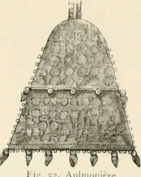 An illustration from An illustrated dictionary of words used in art and archaeology. Explaining terms frequently used in works on architecture, arms, bronzes, Christian art, colour, costume, decoration, devices, emblems, heraldry, lace, personal ornaments, pottery, painting, sculpture, &c, with their derivations, 1883, leaf 44