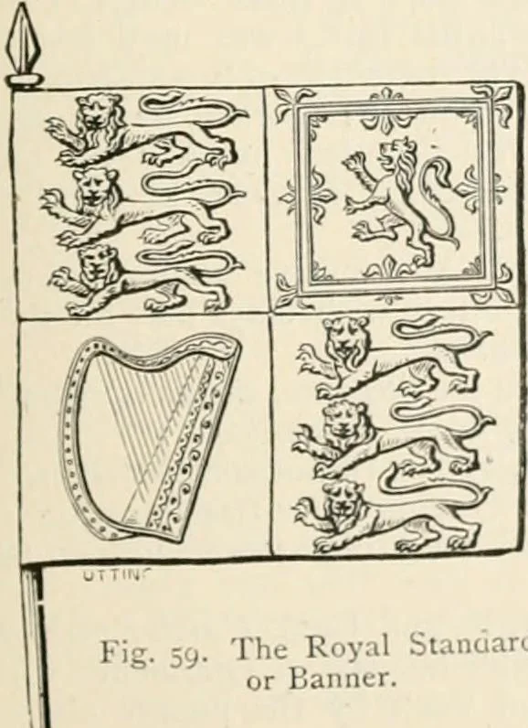 An illustration from An illustrated dictionary of words used in art and archaeology. Explaining terms frequently used in works on architecture, arms, bronzes, Christian art, colour, costume, decoration, devices, emblems, heraldry, lace, personal ornaments, pottery, painting, sculpture, &c, with their derivations, 1883, leaf 48