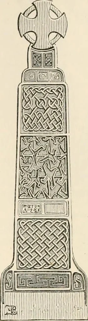 An illustration from An illustrated dictionary of words used in art and archaeology. Explaining terms frequently used in works on architecture, arms, bronzes, Christian art, colour, costume, decoration, devices, emblems, heraldry, lace, personal ornaments, pottery, painting, sculpture, &c, with their derivations, 1883, leaf 65