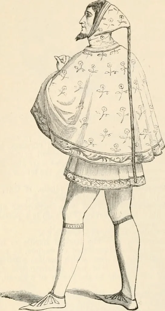 An illustration from An illustrated dictionary of words used in art and archaeology. Explaining terms frequently used in works on architecture, arms, bronzes, Christian art, colour, costume, decoration, devices, emblems, heraldry, lace, personal ornaments, pottery, painting, sculpture, &c, with their derivations, 1883, leaf 73