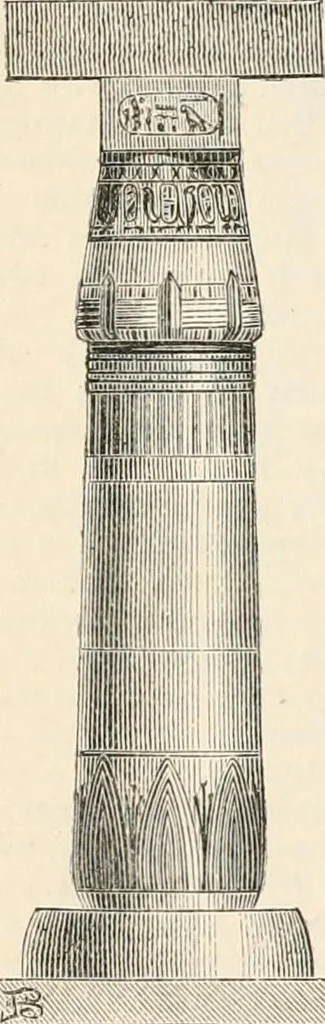 An illustration from An illustrated dictionary of words used in art and archaeology. Explaining terms frequently used in works on architecture, arms, bronzes, Christian art, colour, costume, decoration, devices, emblems, heraldry, lace, personal ornaments, pottery, painting, sculpture, &c, with their derivations, 1883, leaf 75