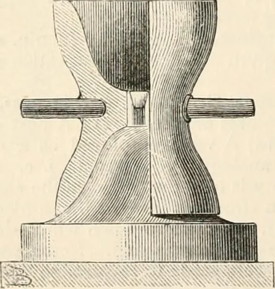 An illustration from An illustrated dictionary of words used in art and archaeology. Explaining terms frequently used in works on architecture, arms, bronzes, Christian art, colour, costume, decoration, devices, emblems, heraldry, lace, personal ornaments, pottery, painting, sculpture, &c, with their derivations, 1883, leaf 77