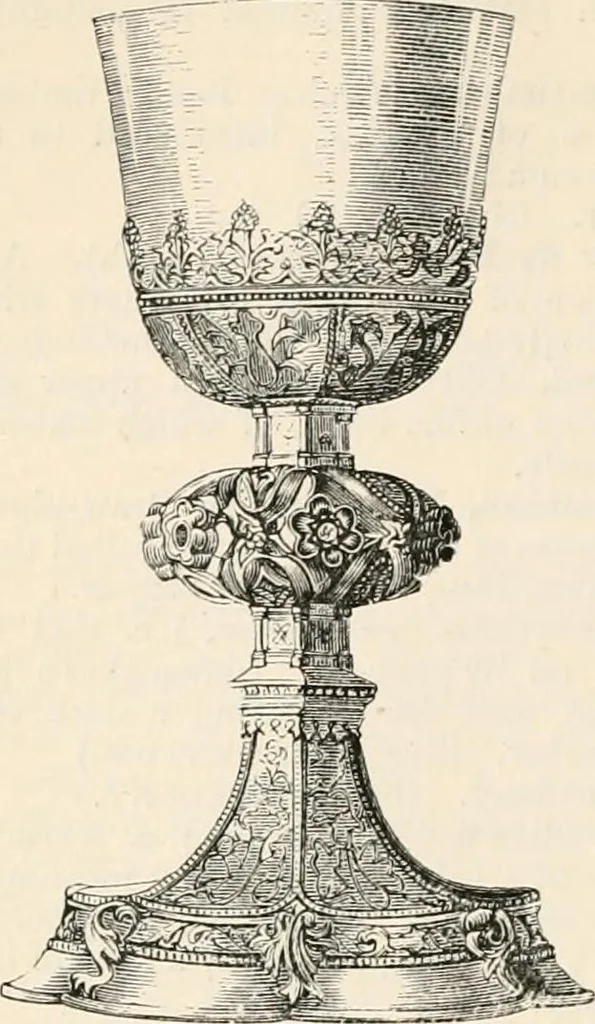An illustration from An illustrated dictionary of words used in art and archaeology. Explaining terms frequently used in works on architecture, arms, bronzes, Christian art, colour, costume, decoration, devices, emblems, heraldry, lace, personal ornaments, pottery, painting, sculpture, &c, with their derivations, 1883, leaf 81