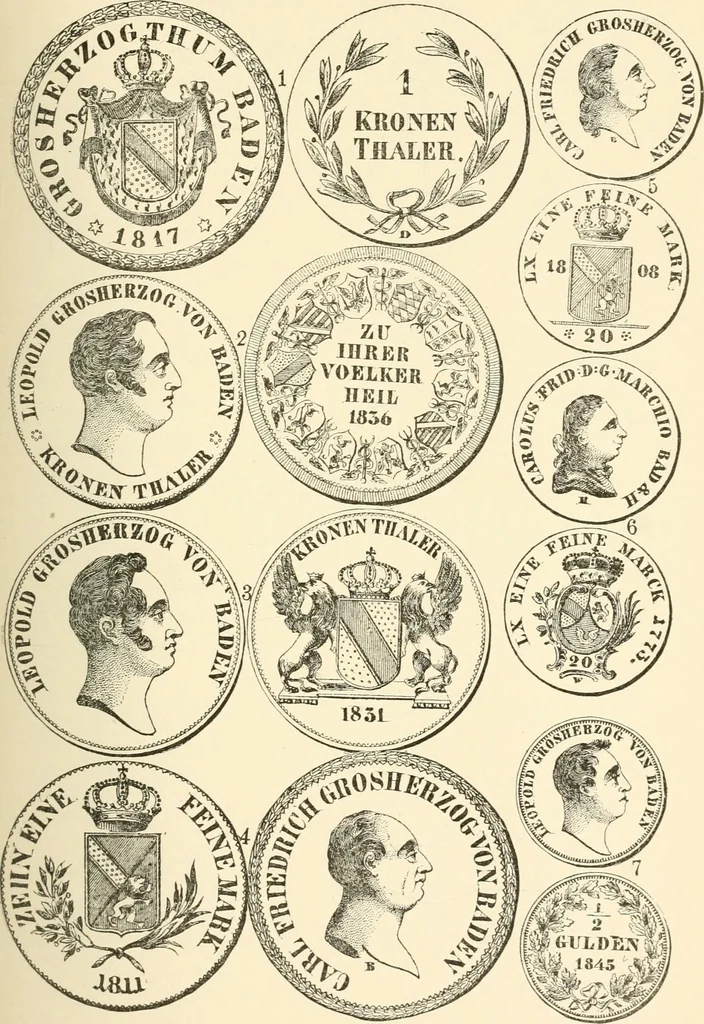 An illustration from Illustrated encyclopaedia of gold and silver coins of the world; illustrating the modern, ancient, current and curious, from A.D. 1885 back to B.C. 700, 1886, leaf 138