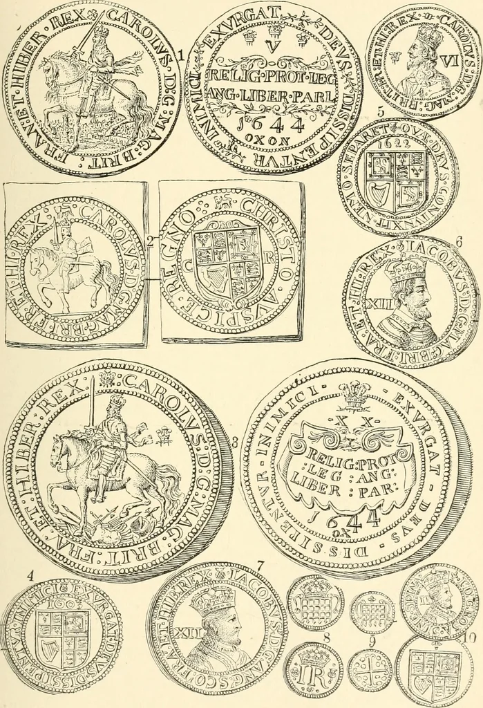 An illustration from Illustrated encyclopaedia of gold and silver coins of the world; illustrating the modern, ancient, current and curious, from A.D. 1885 back to B.C. 700, 1886, leaf 258