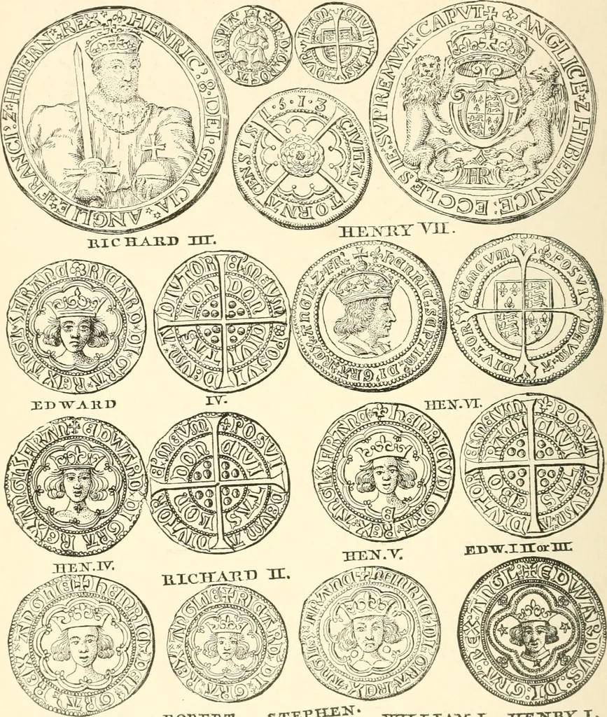 An illustration from Illustrated encyclopaedia of gold and silver coins of the world; illustrating the modern, ancient, current and curious, from A.D. 1885 back to B.C. 700, 1886, leaf 263