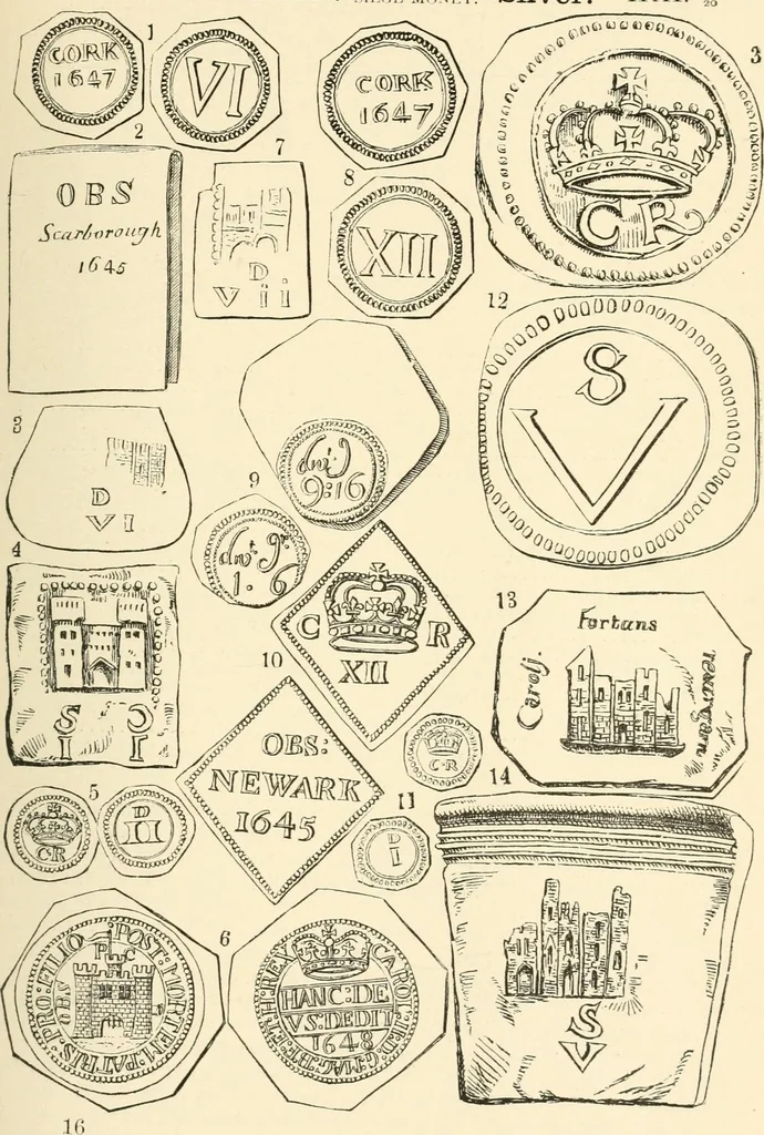 An illustration from Illustrated encyclopaedia of gold and silver coins of the world; illustrating the modern, ancient, current and curious, from A.D. 1885 back to B.C. 700, 1886, leaf 264