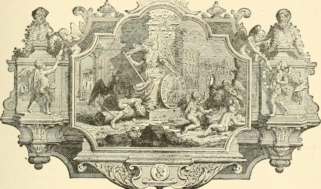 An illustration from Illustrated encyclopaedia of gold and silver coins of the world; illustrating the modern, ancient, current and curious, from A.D. 1885 back to B.C. 700, 1886, leaf 290