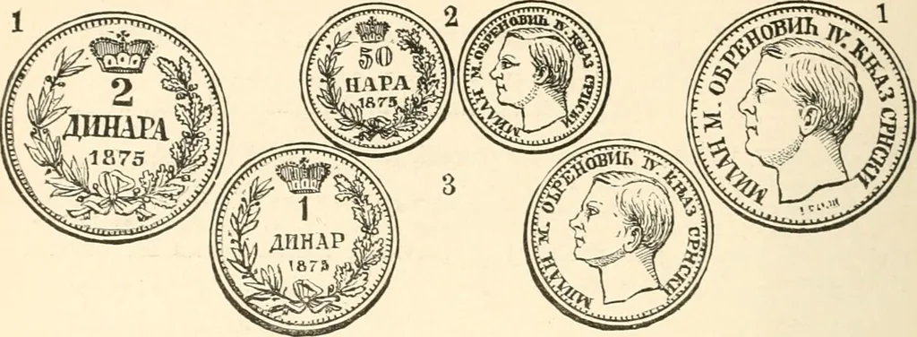 An illustration from Illustrated encyclopaedia of gold and silver coins of the world; illustrating the modern, ancient, current and curious, from A.D. 1885 back to B.C. 700, 1886, leaf 291