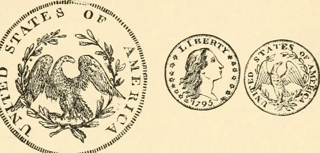 An illustration from Illustrated encyclopaedia of gold and silver coins of the world; illustrating the modern, ancient, current and curious, from A.D. 1885 back to B.C. 700, 1886, leaf 30