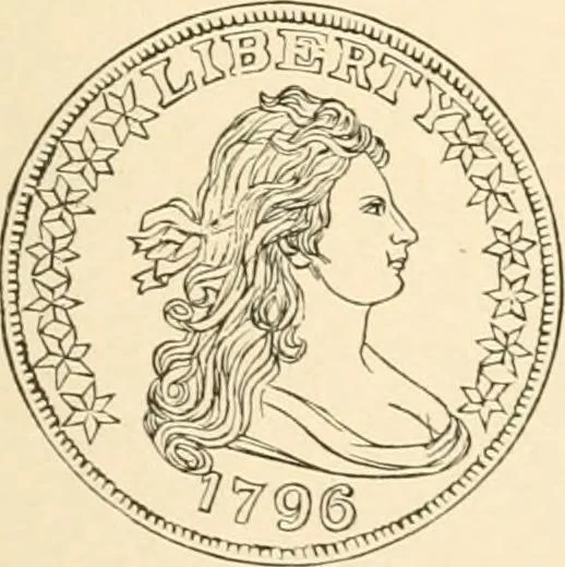 An illustration from Illustrated encyclopaedia of gold and silver coins of the world; illustrating the modern, ancient, current and curious, from A.D. 1885 back to B.C. 700, 1886, leaf 30