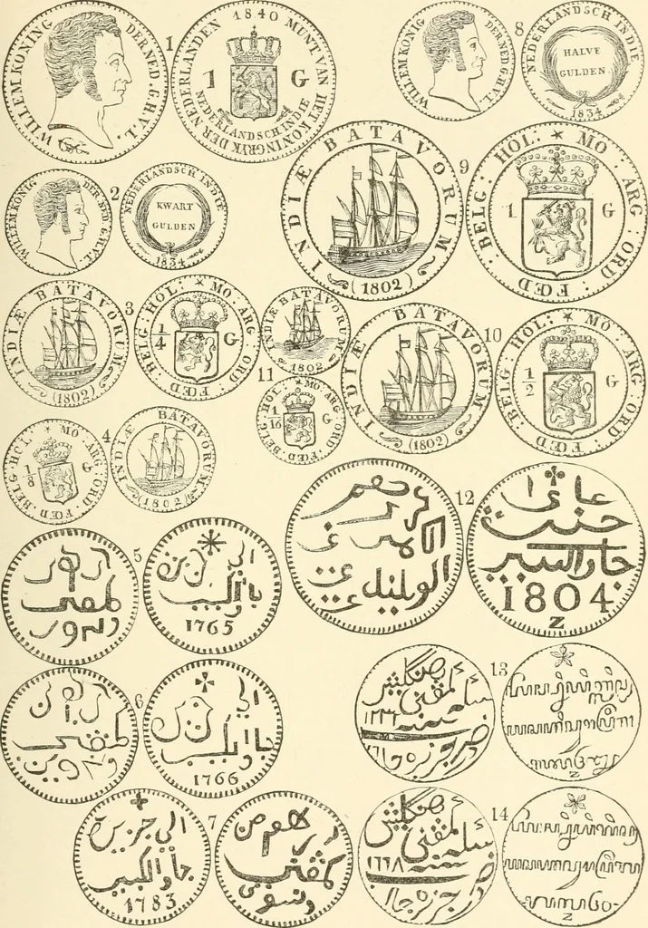 An illustration from Illustrated encyclopaedia of gold and silver coins of the world; illustrating the modern, ancient, current and curious, from A.D. 1885 back to B.C. 700, 1886, leaf 302