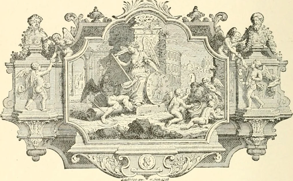 An illustration from Illustrated encyclopaedia of gold and silver coins of the world; illustrating the modern, ancient, current and curious, from A.D. 1885 back to B.C. 700, 1886, leaf 337