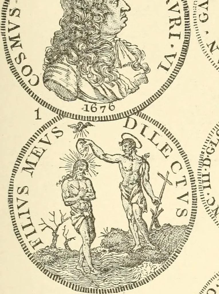 An illustration from Illustrated encyclopaedia of gold and silver coins of the world; illustrating the modern, ancient, current and curious, from A.D. 1885 back to B.C. 700, 1886, leaf 354
