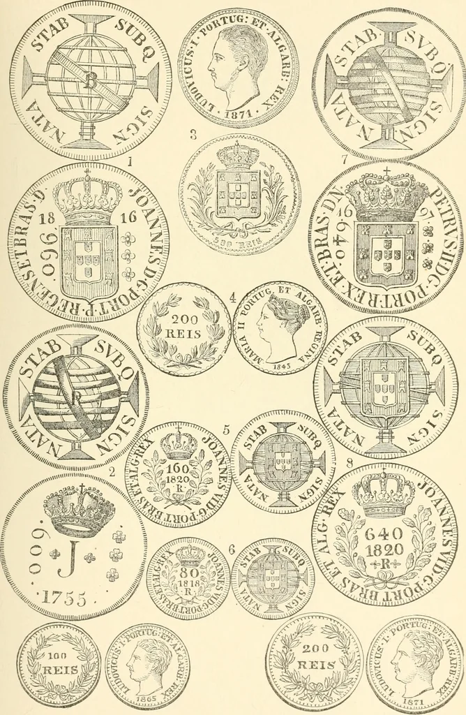 An illustration from Illustrated encyclopaedia of gold and silver coins of the world; illustrating the modern, ancient, current and curious, from A.D. 1885 back to B.C. 700, 1886, leaf 378