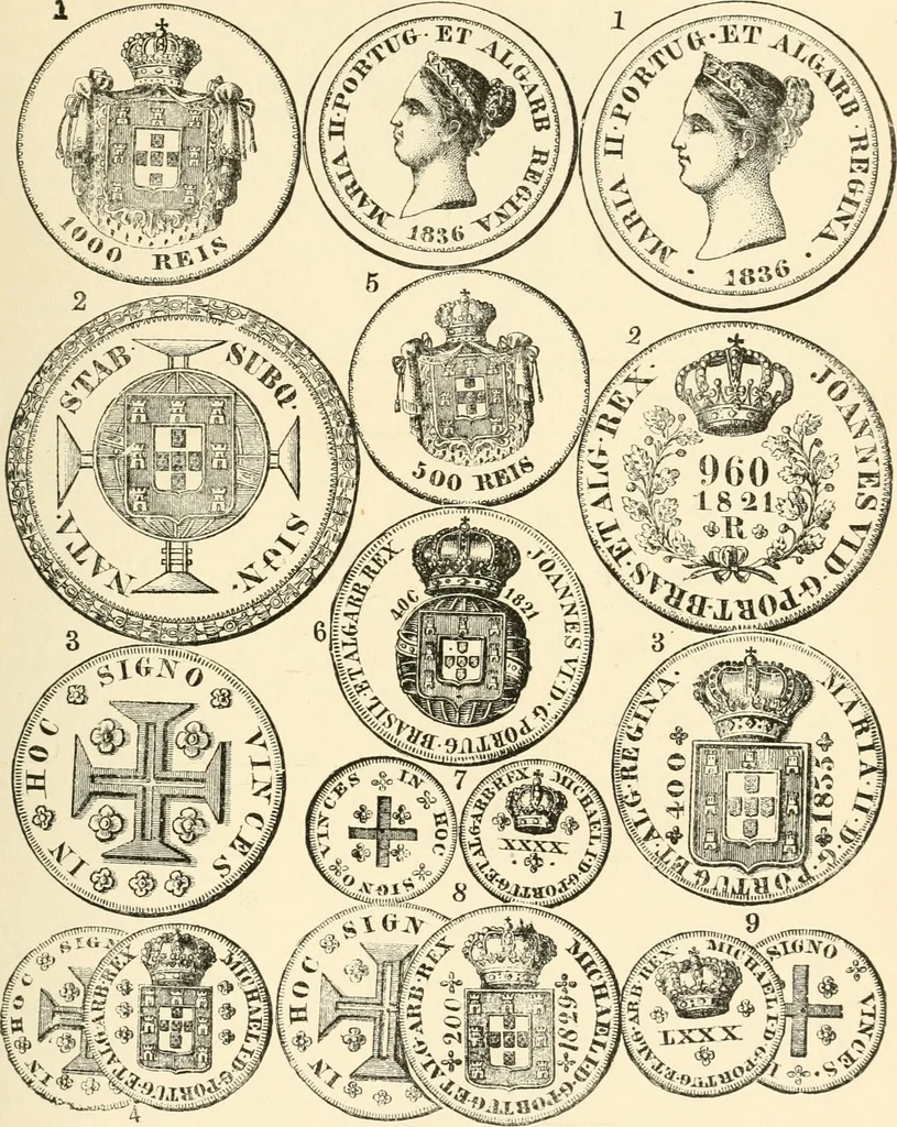 An illustration from Illustrated encyclopaedia of gold and silver coins of the world; illustrating the modern, ancient, current and curious, from A.D. 1885 back to B.C. 700, 1886, leaf 380